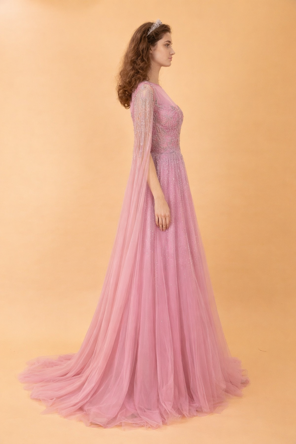 Luxury Pink Party Gown