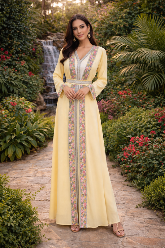 Sunlit Elegance Kaftan