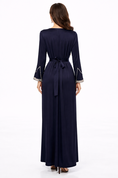 Elegant Embellished Kaftan Dress – Luxury Modest Wea