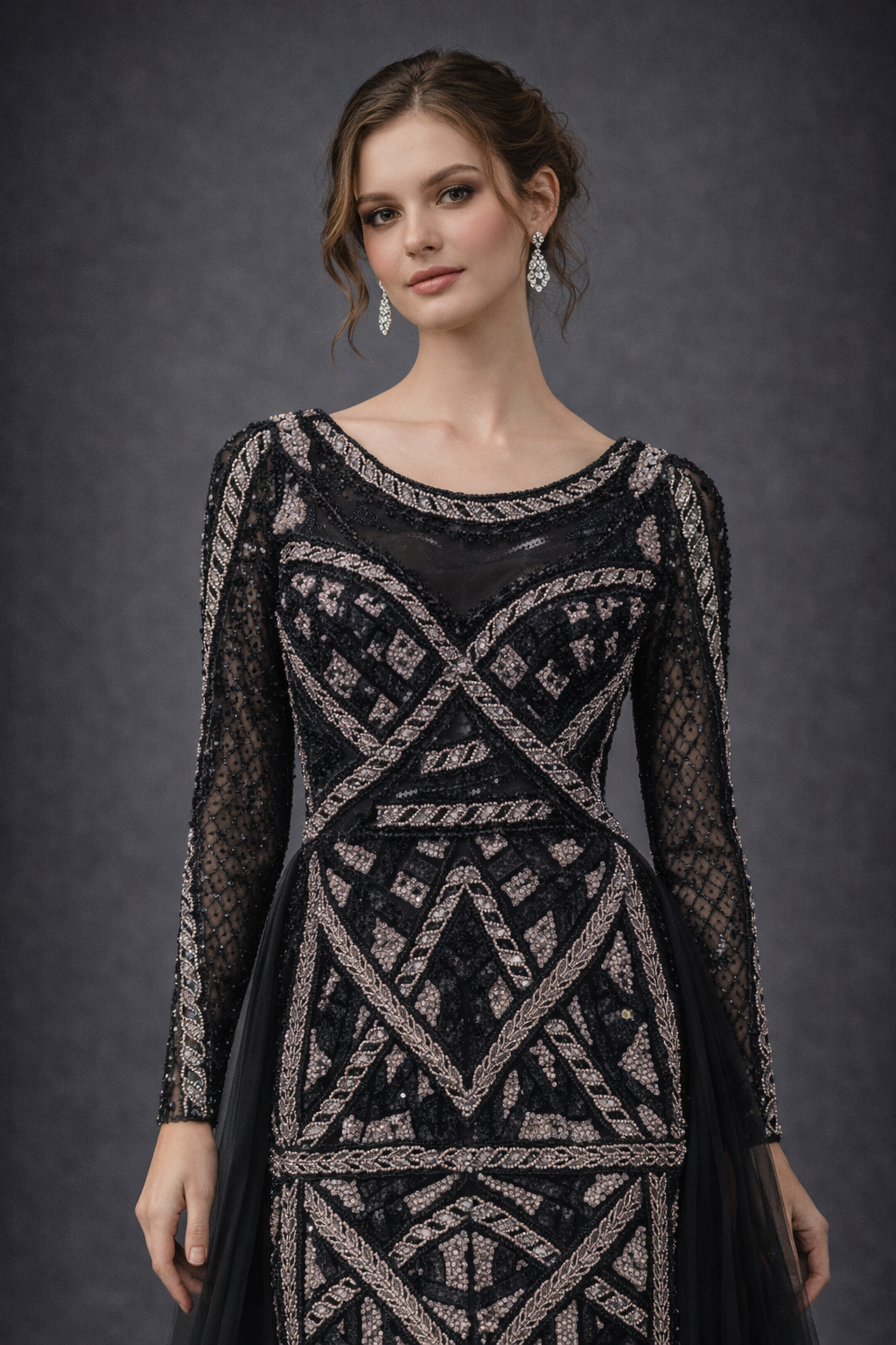 Elegant Couture Evening Gown