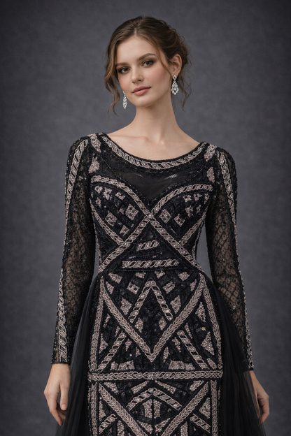 Elegant Couture Evening Gown