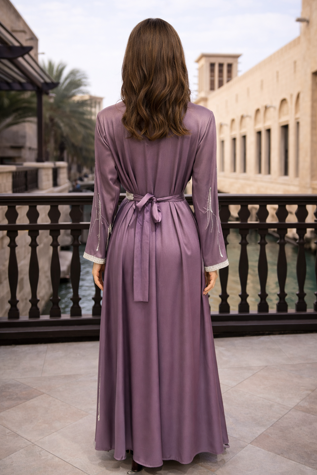 Elegant Embellished Kaftan Dress – Luxury Modest Wea
