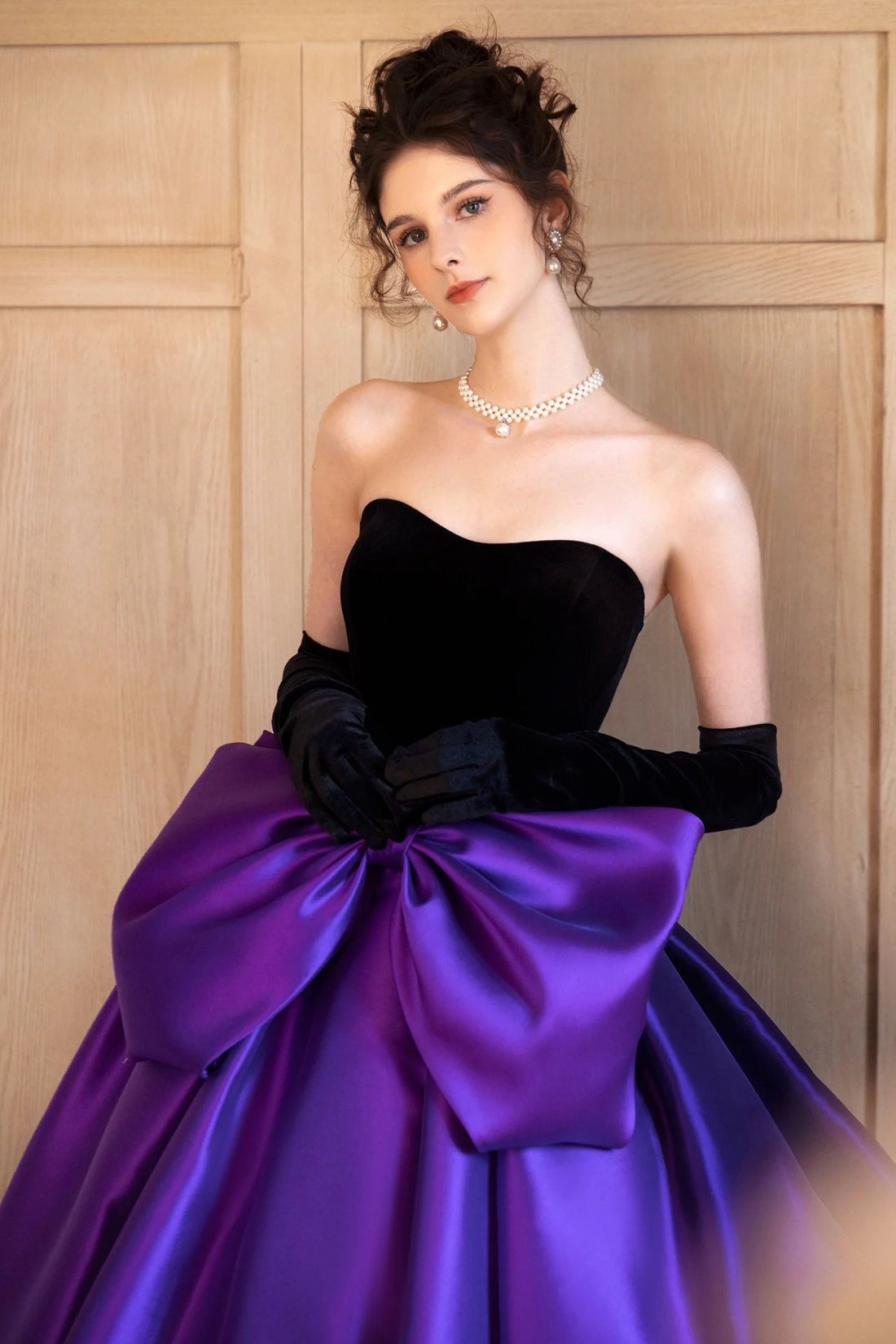 Midnight Lavender Formal Gown