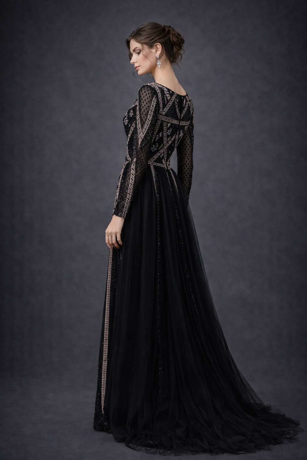 Elegant Couture Evening Gown