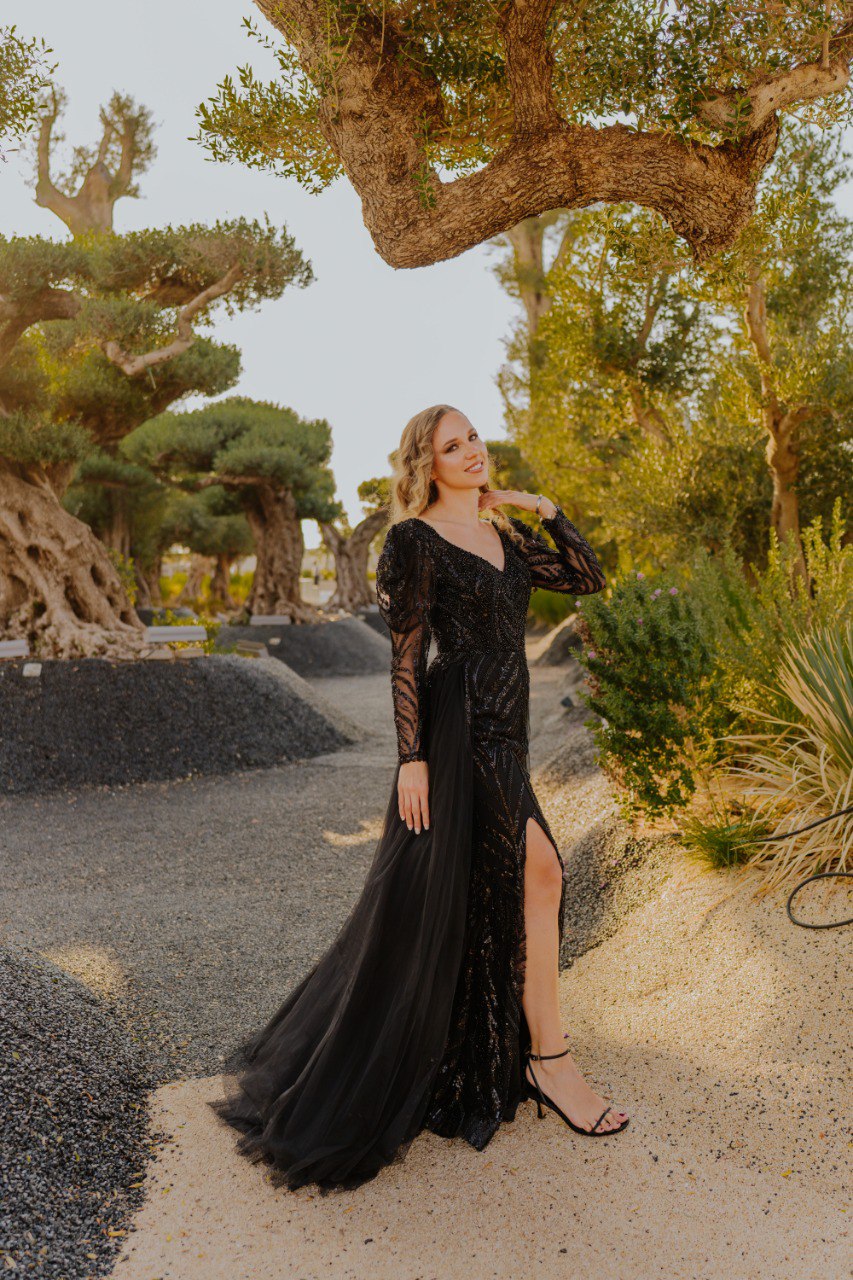 Black Elegance Sophisticated Party Gown