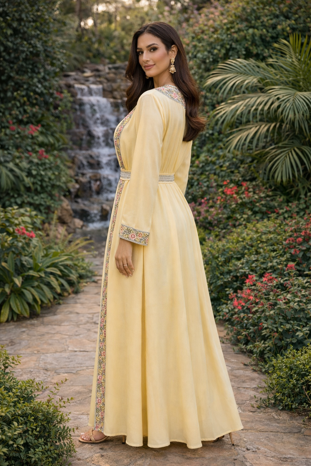 Sunlit Elegance Kaftan