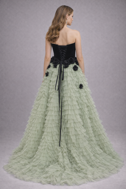 Luxury Layered Tulle Gown