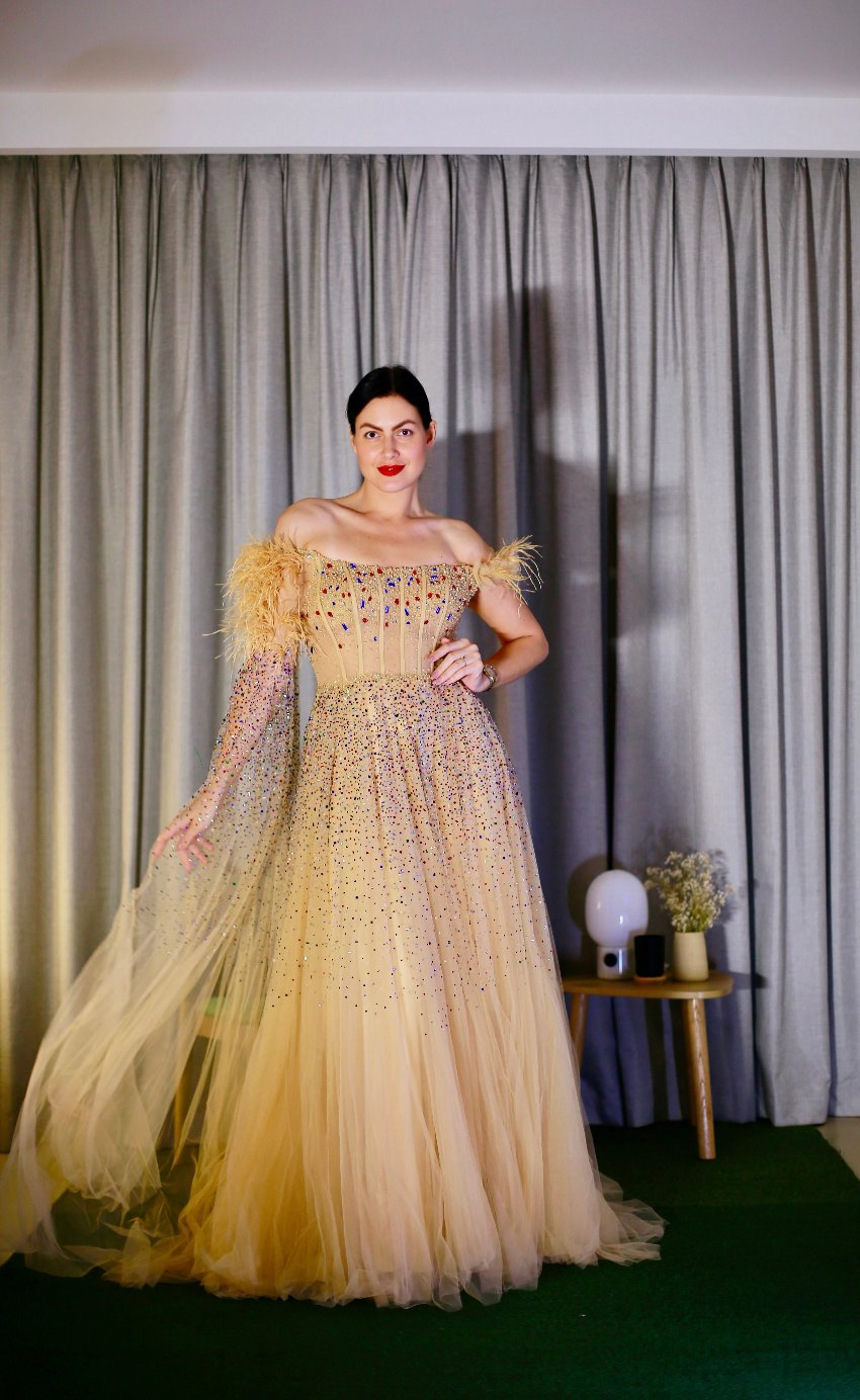 GOLDEN GODDESS COUTURE GOWN