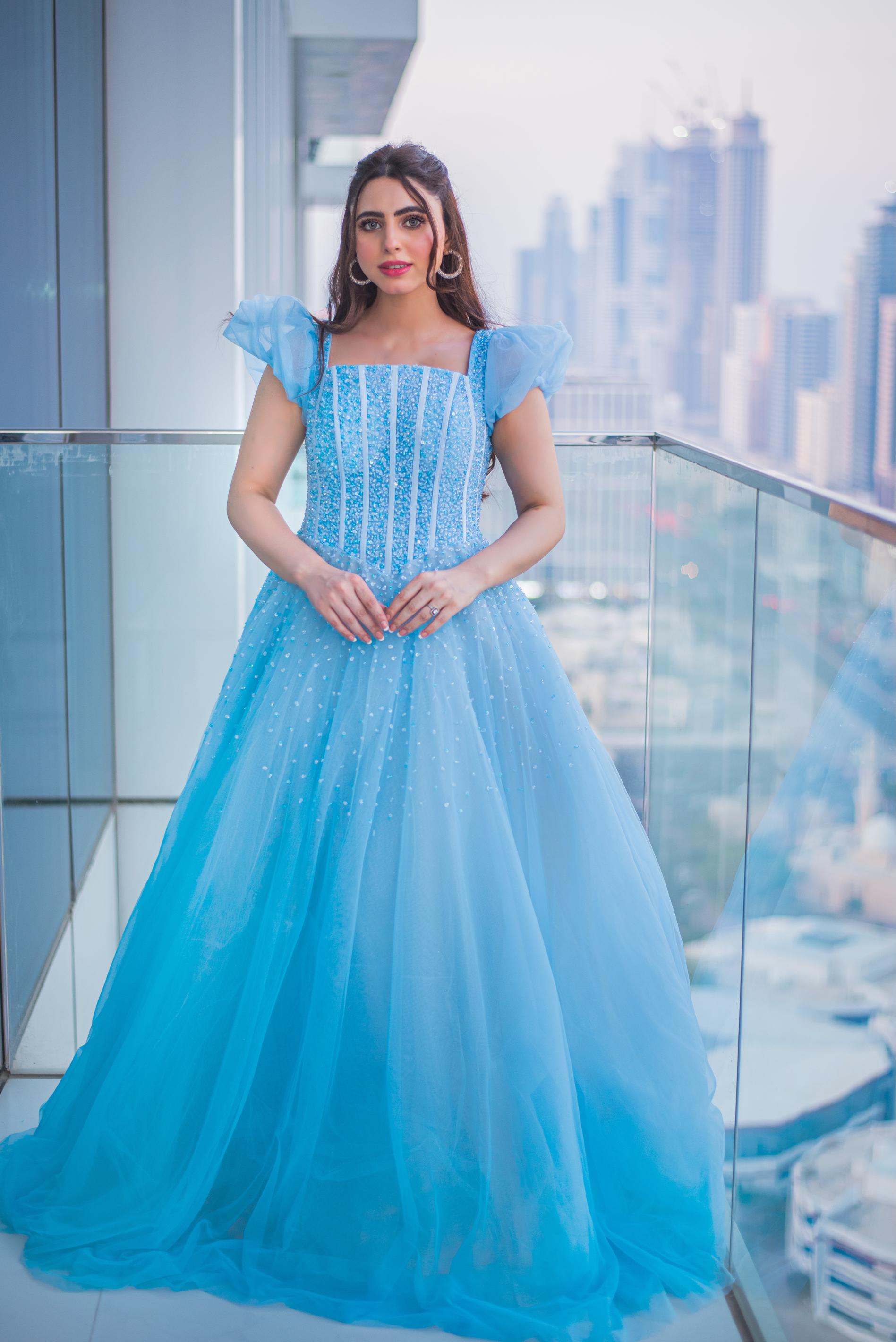 Enchanted Sky A-Line Gown