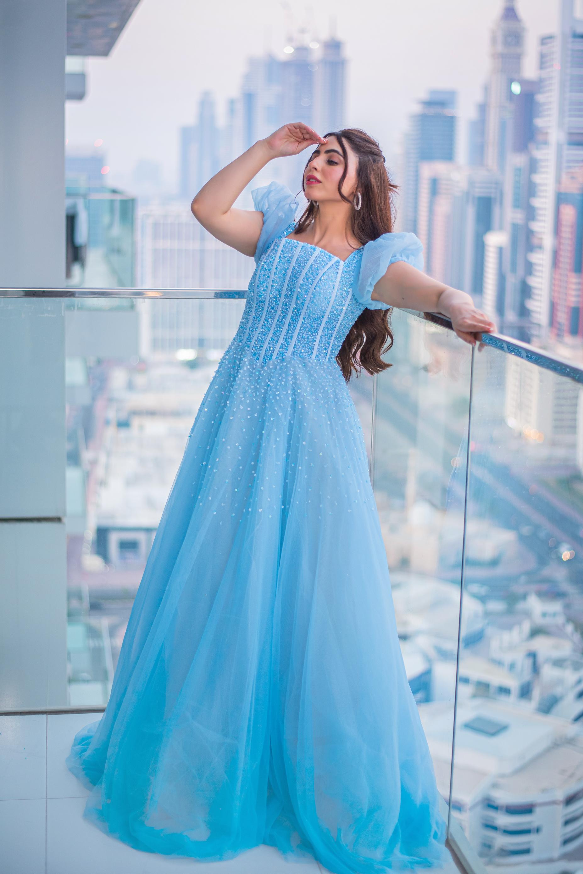 Enchanted Sky A-Line Gown