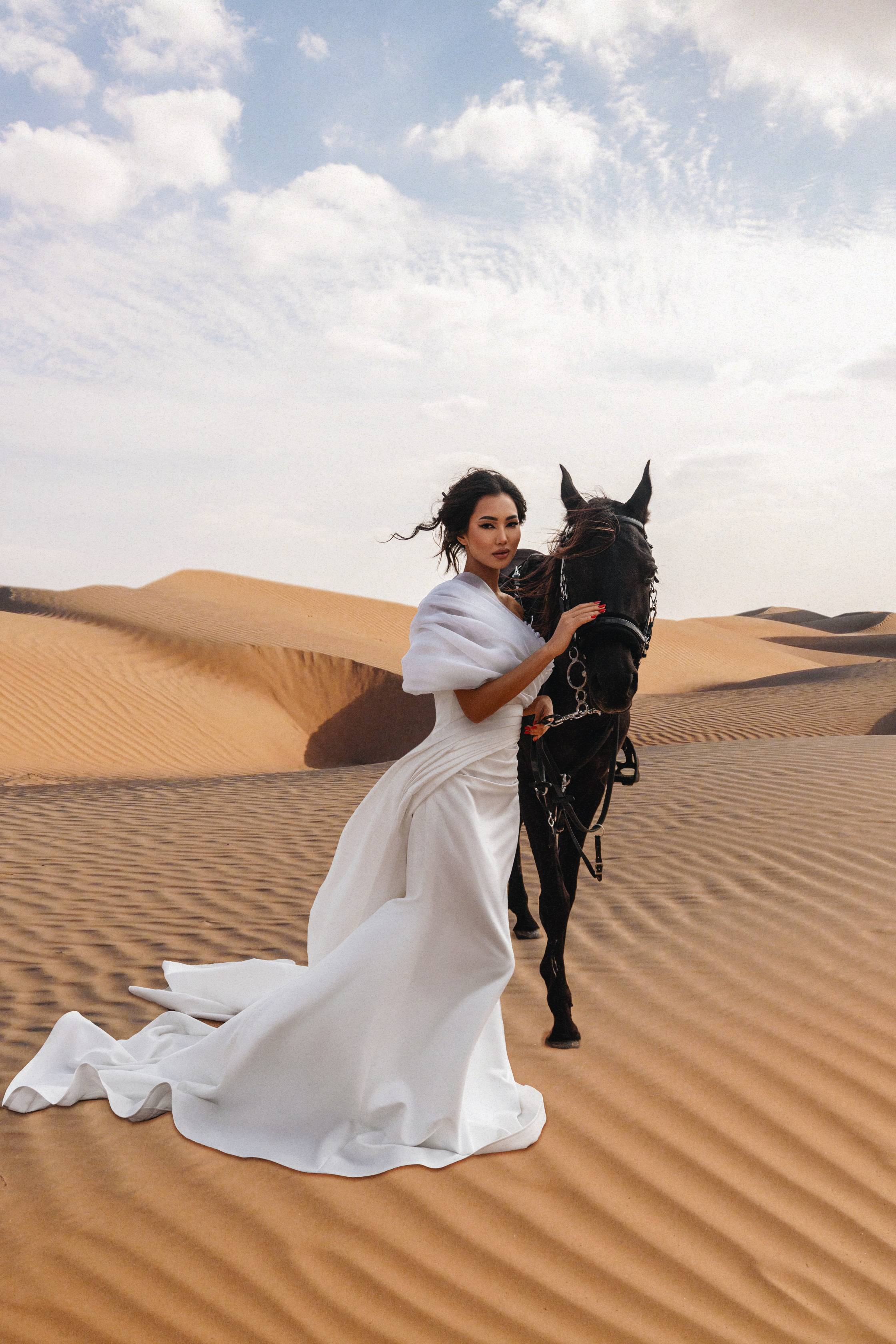 Desert Elegance Wedding Gown