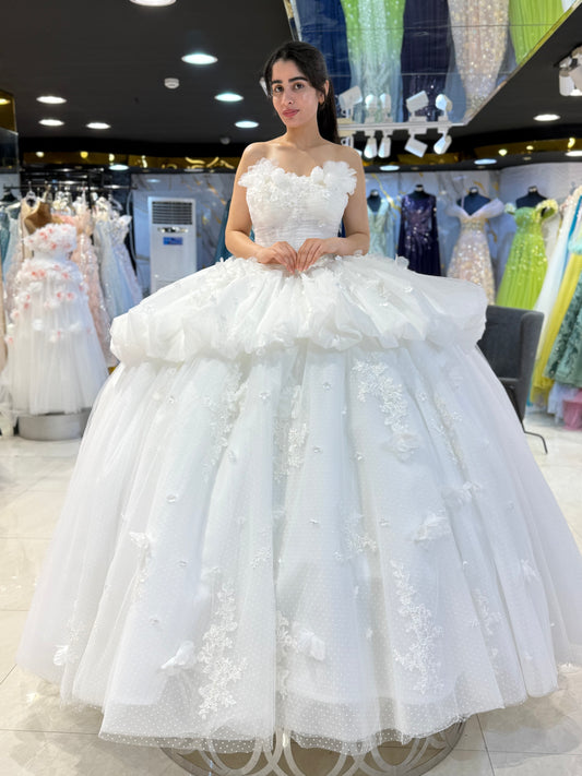 Royal Embellished Tulle Ball Gown