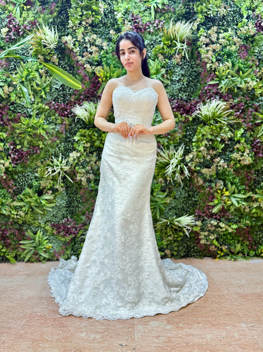 Elegant Bridal Lace Gown