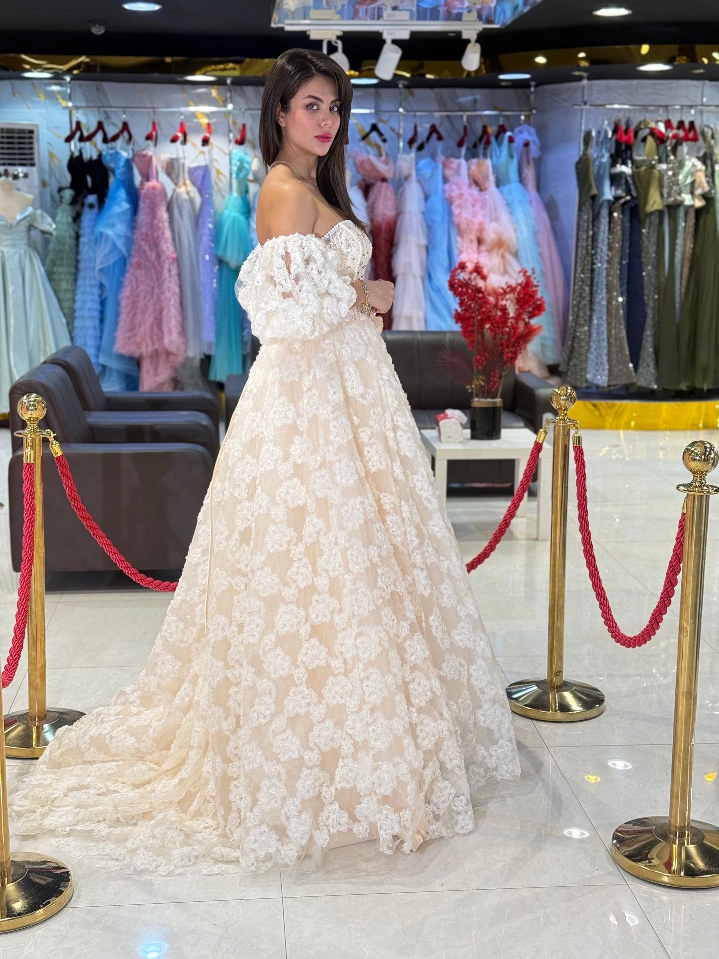 Elegant Lace Prom Dress