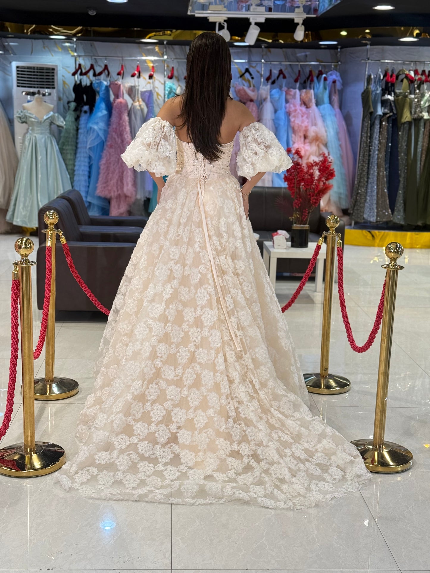 Elegant Lace Prom Dress