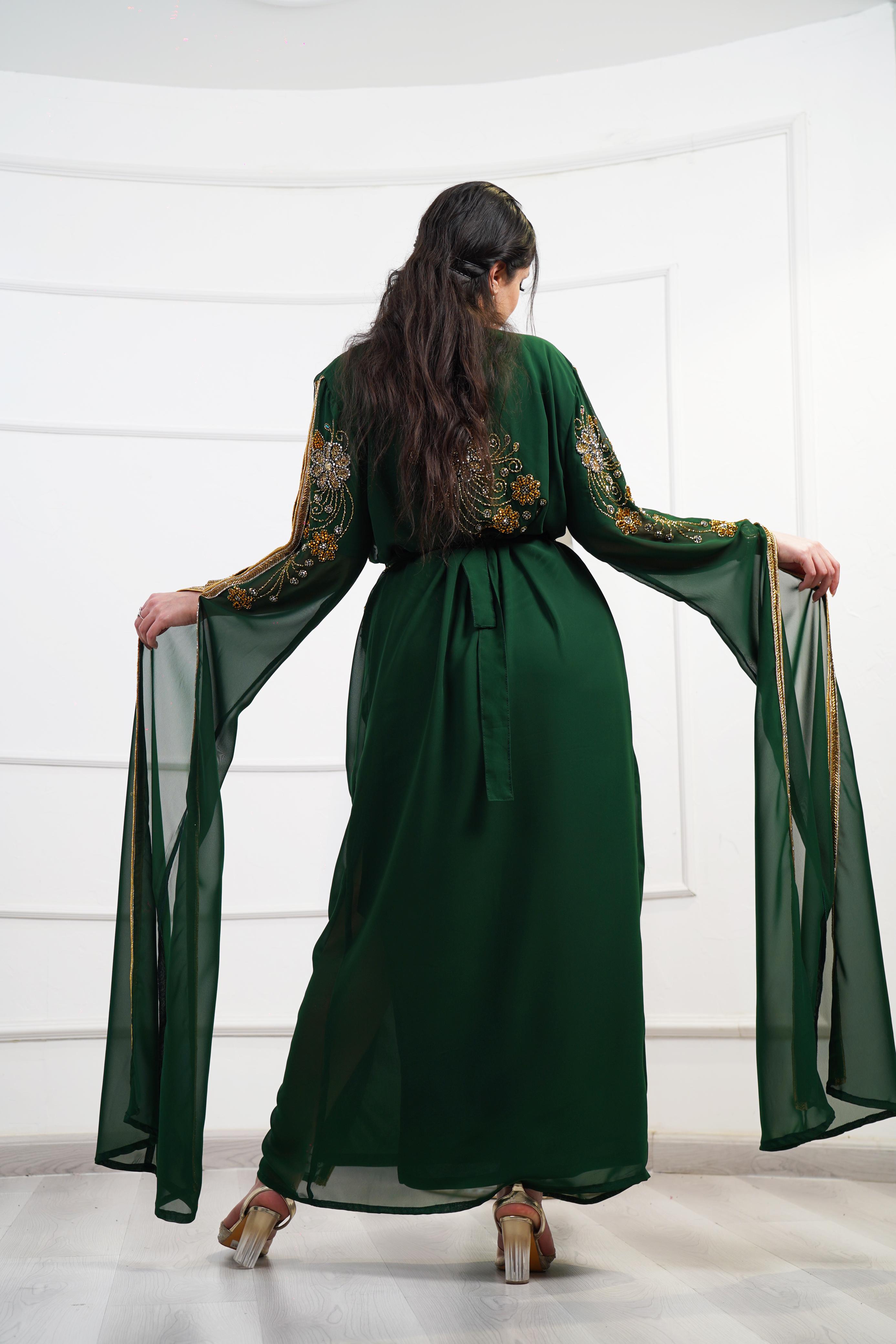 Dark Green Kaftan