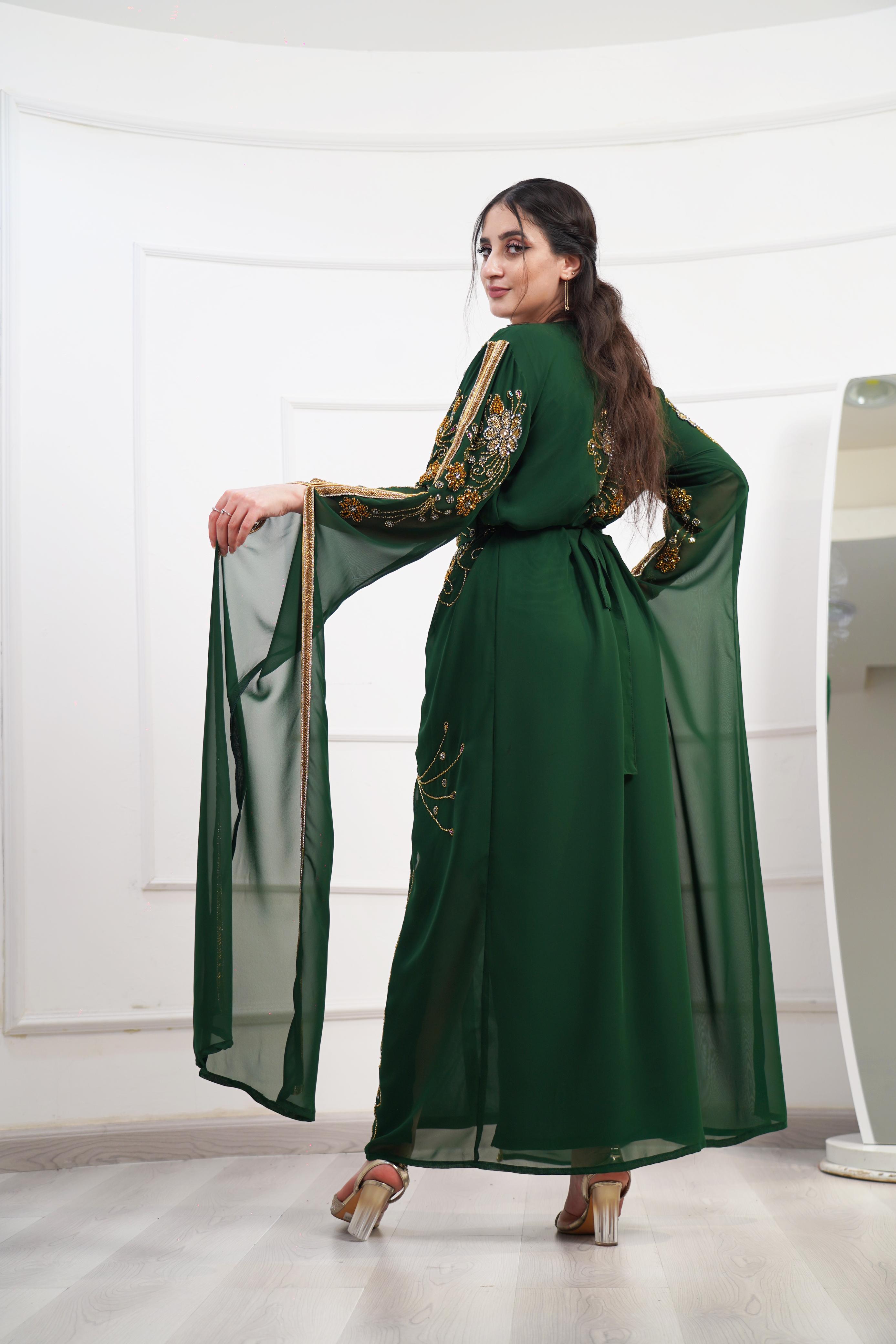 Dark Green Kaftan