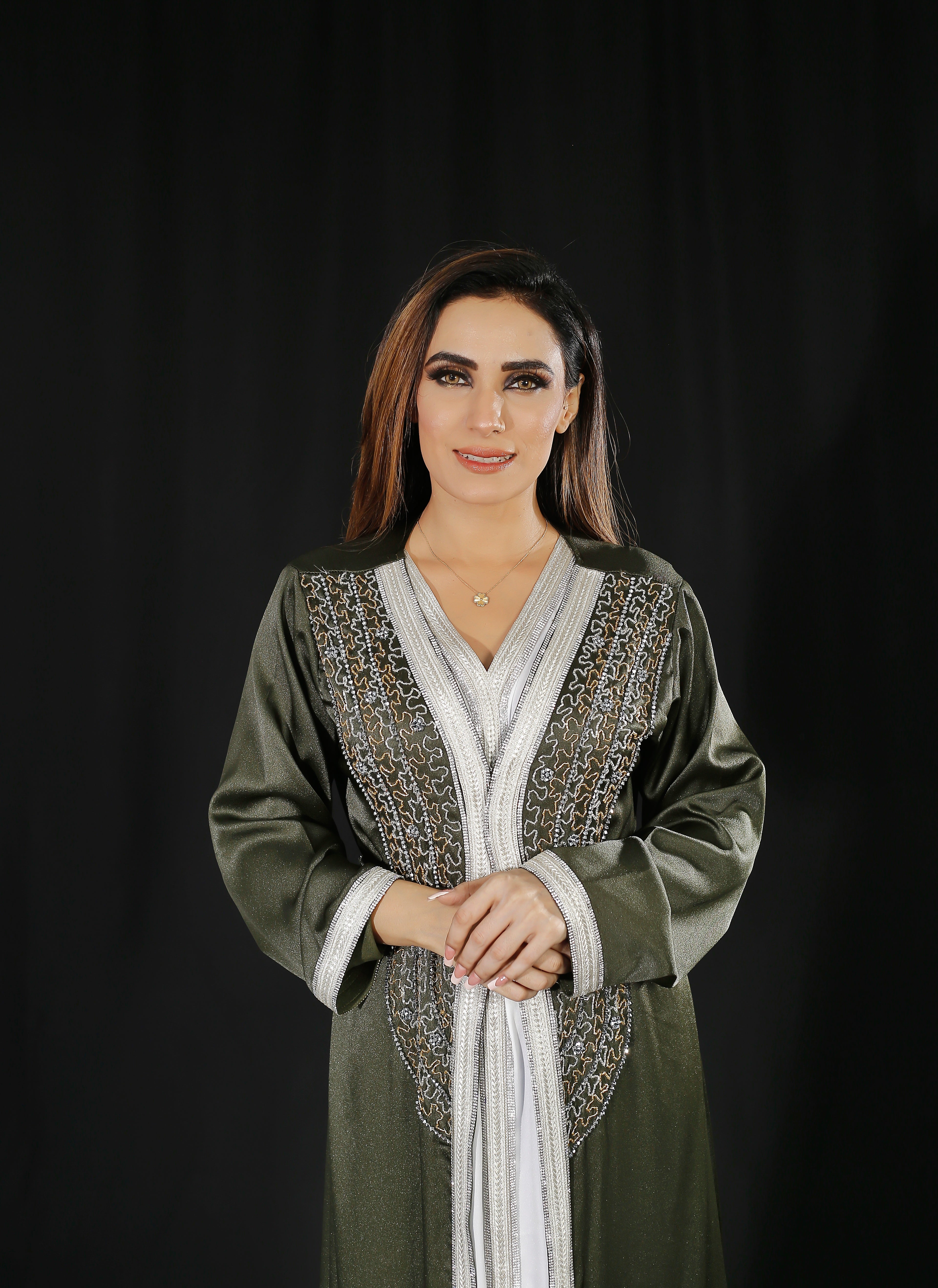 Luxe Olive Kaftan