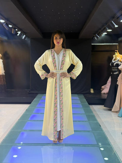 Light Yellow Kaftan