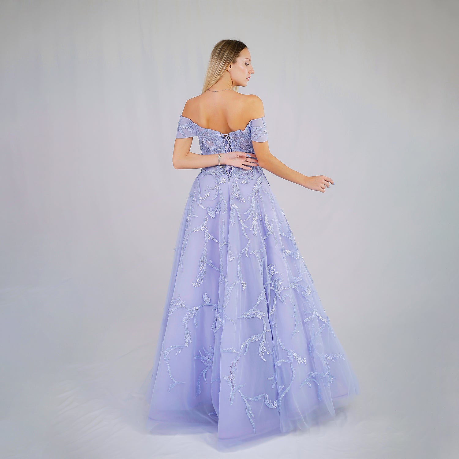 Dreamy Lavender Elegance Gown