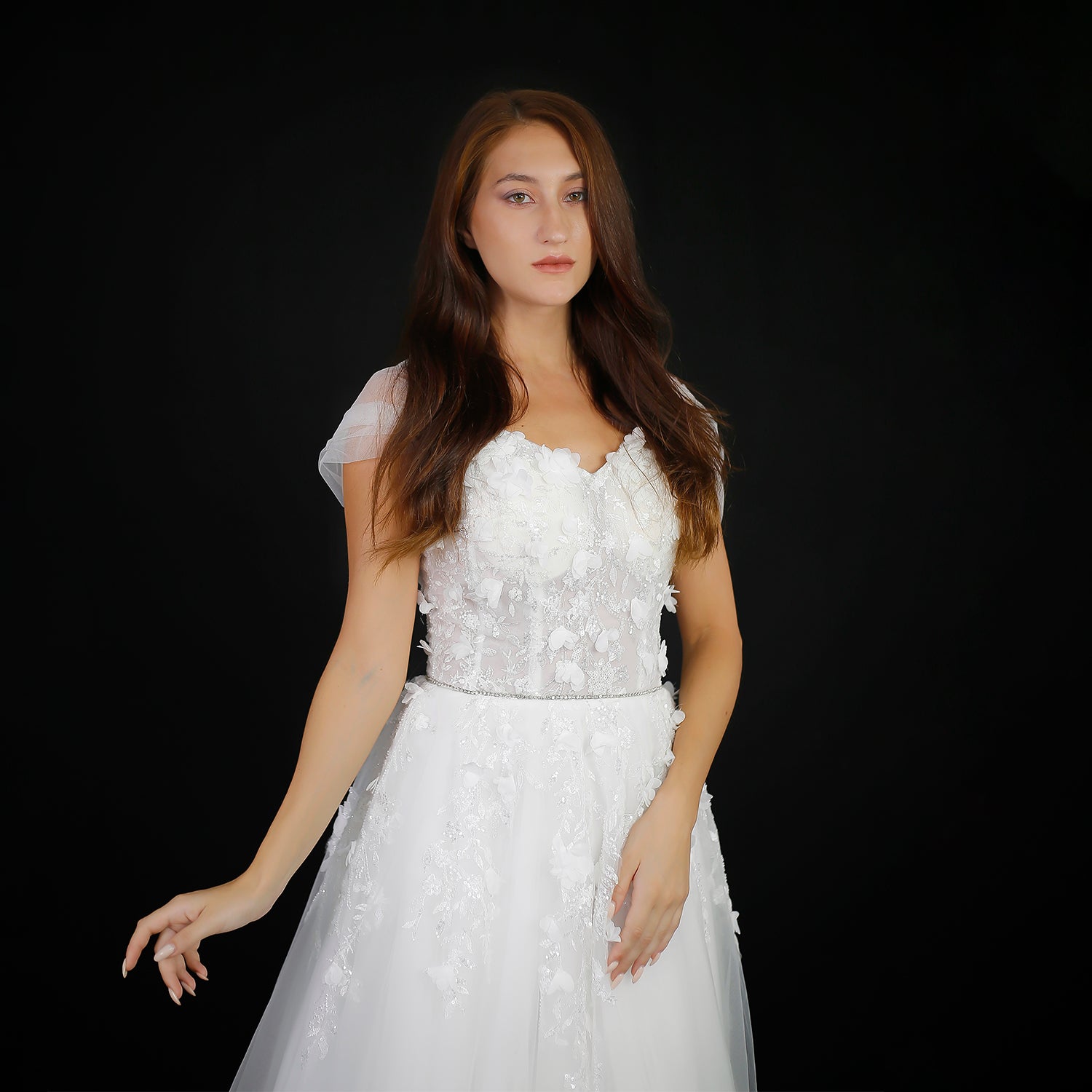 Ethereal White Wedding Gown